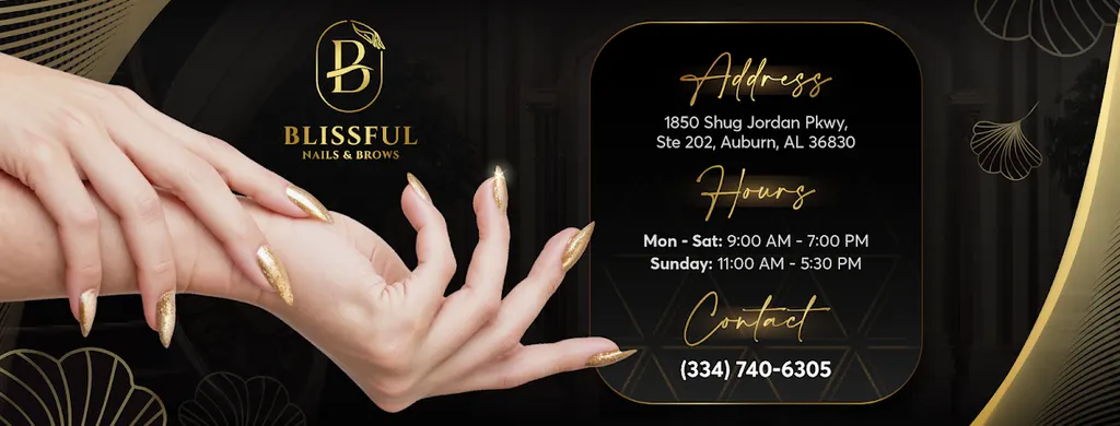Blissful Nails and Brows(10%off student discount Monday-Wednesday) — Nail salon in Auburn